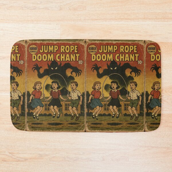 Item preview, Jump Rope Doom Chant - Vintage Horror Art designed and sold by bapupa.