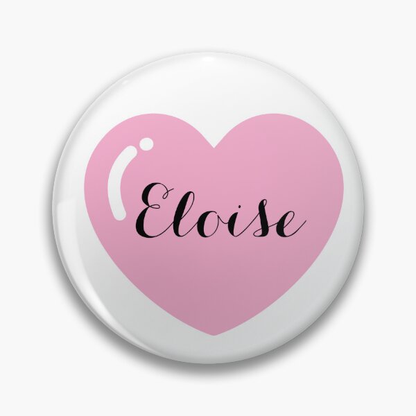 Item preview, Eloise Name with Pink Heart  designed and sold by Monika Howarth.