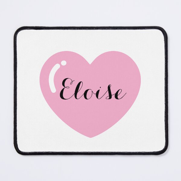 Item preview, Eloise Name with Pink Heart  designed and sold by Monika Howarth.