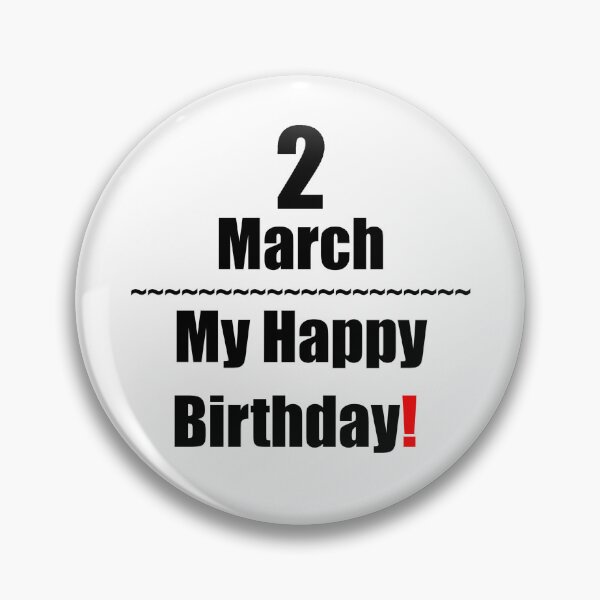 Item preview, 2 March Birthday designed and sold by ariksworld.