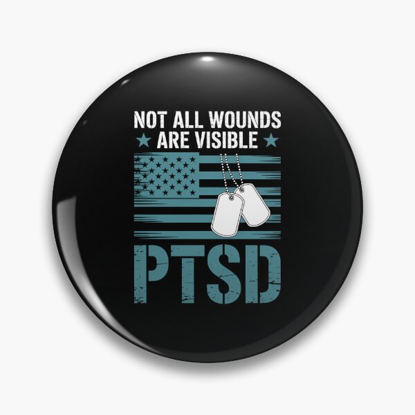 Item preview, Military Patriotic American Flag PTSD Veteran designed and sold by WalshDrawnLaugh.