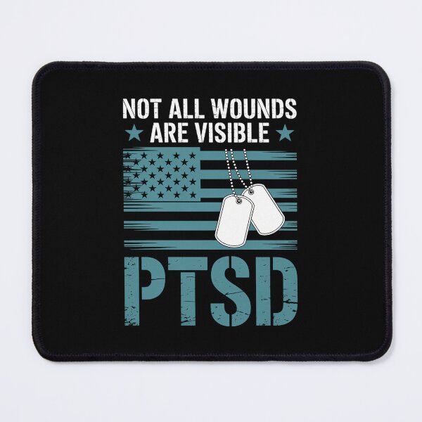 Item preview, Military Patriotic American Flag PTSD Veteran designed and sold by WalshDrawnLaugh.