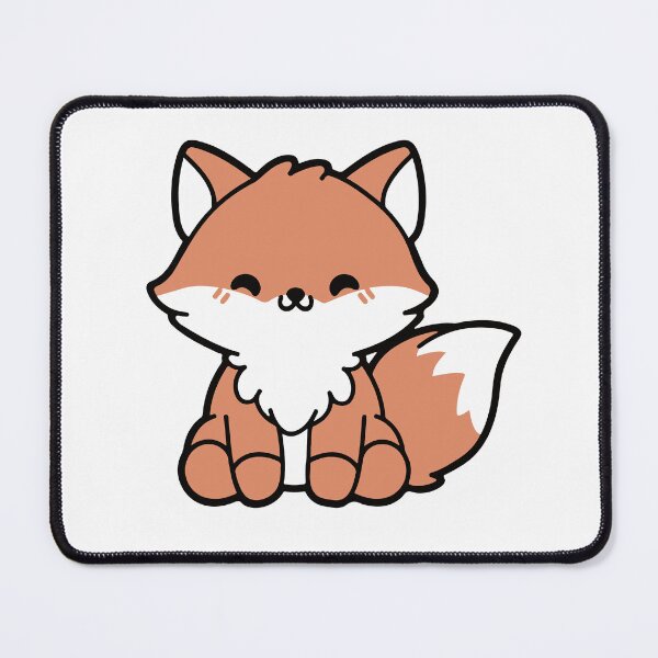 Item preview, Cute and Tiny Happy Fox In Brown and White designed and sold by Your Dream.