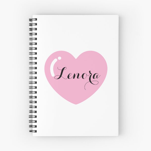 Item preview, Lenora Name with Pink Heart  designed and sold by Artbymonika.