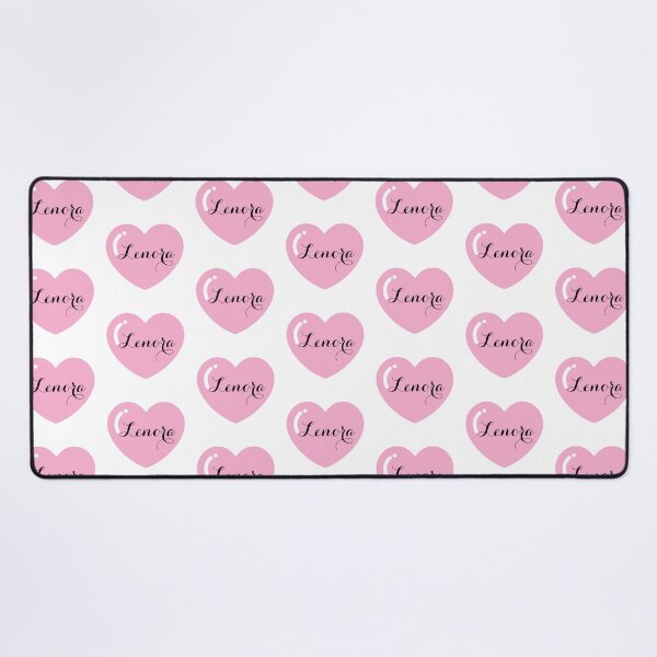 Item preview, Lenora Name with Pink Heart designed and sold by Artbymonika.