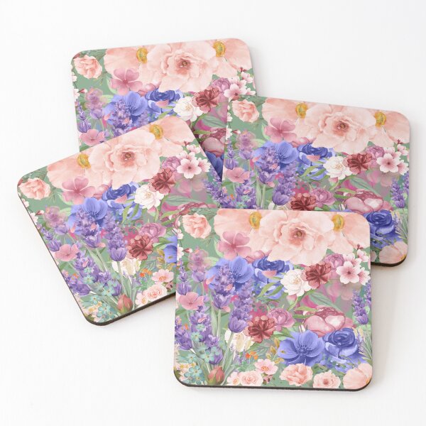 Item preview, Floral Dreams | Spring Blossoms Roses and lavender designed and sold by The Courtesan Boutique.