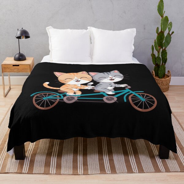 Item preview, Funny Cats love Tandem Bike Costume for Dual Rider designed and sold by ConceptualVibes.