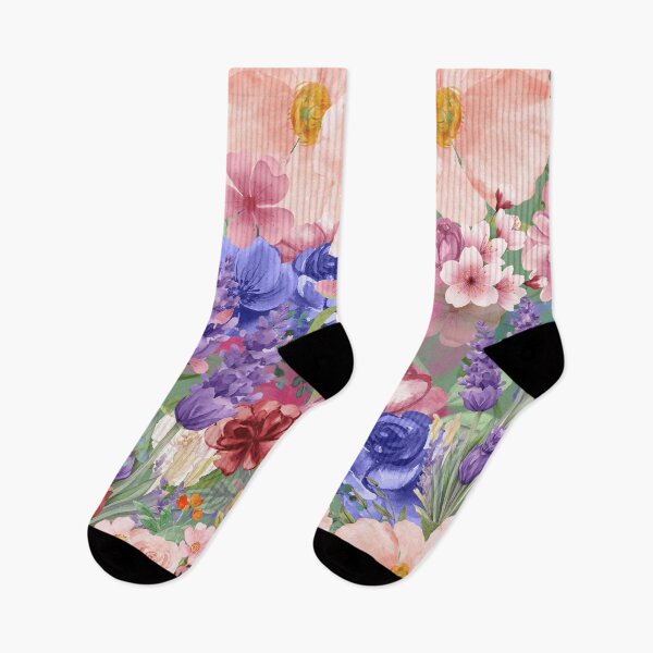 Item preview, Floral Dreams | Spring Blossoms Roses and lavender designed and sold by The Courtesan Boutique.