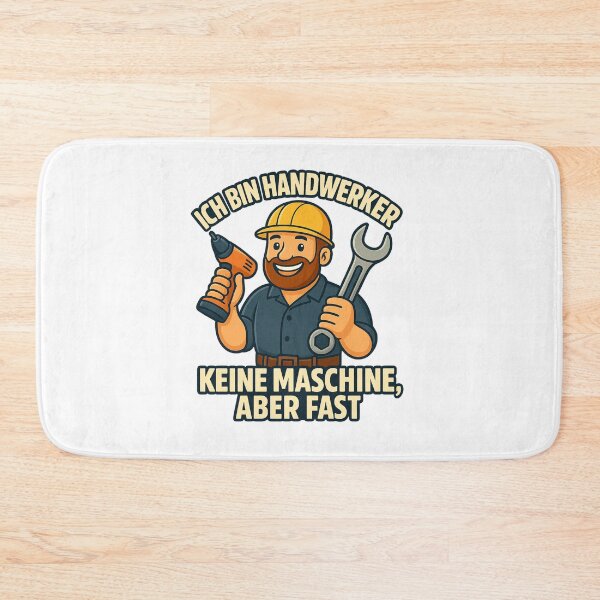 Item preview, “I am a craftsman – not a machine, but almost!” designed and sold by Boule1979.