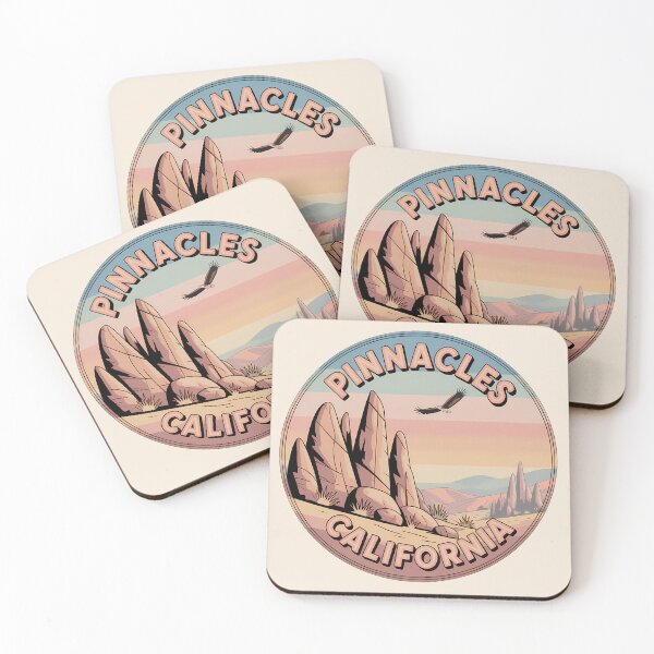 Item preview, Retro Pinnacles National Park California Sticker designed and sold by Horizon Tales.