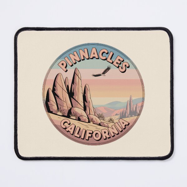 Item preview, Retro Pinnacles National Park California Sticker designed and sold by Horizon Tales.