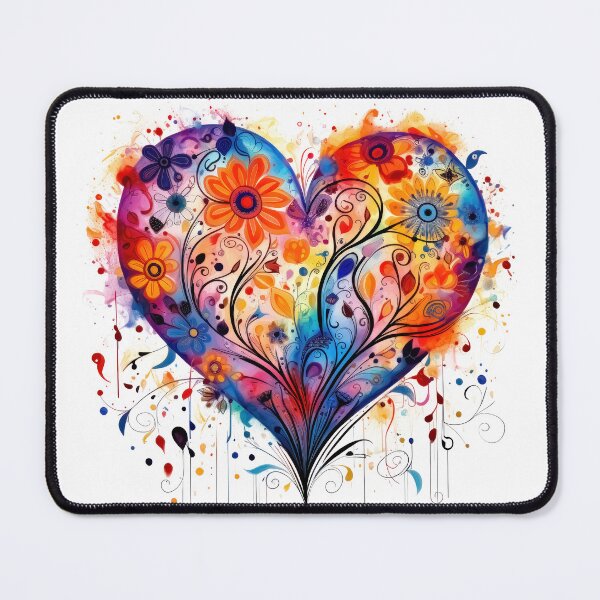 Item preview, Paint Splash Heart, Creative Love Art designed and sold by helgekerler.