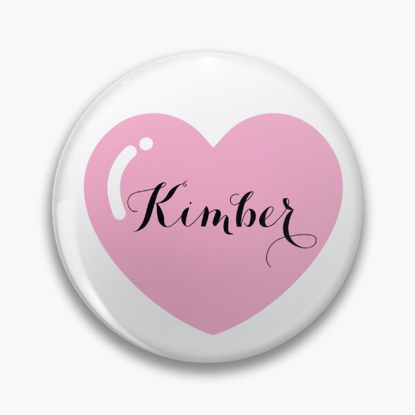 Item preview, Kimber Name with Pink Heart  designed and sold by Monika Howarth.