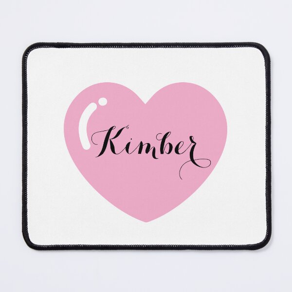 Item preview, Kimber Name with Pink Heart designed and sold by Monika Howarth.