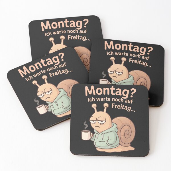 Item preview, Monday – I'm still waiting for Friday | Funny snail design designed and sold by sasahe.