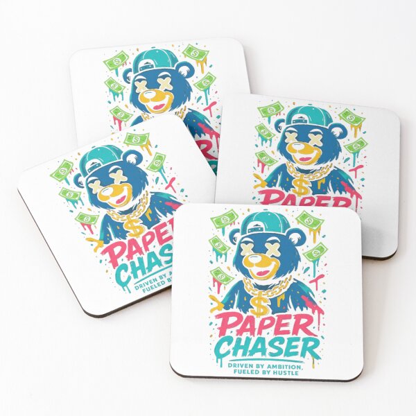 Item preview, Paper Chaser – Graffiti Hustle Bear Streetwear Art for Trendsetters designed and sold by GloboStyle Design .