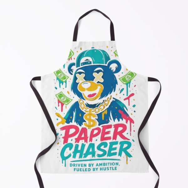 Item preview, Paper Chaser – Graffiti Hustle Bear Streetwear Art for Trendsetters designed and sold by GloboStyle Design .