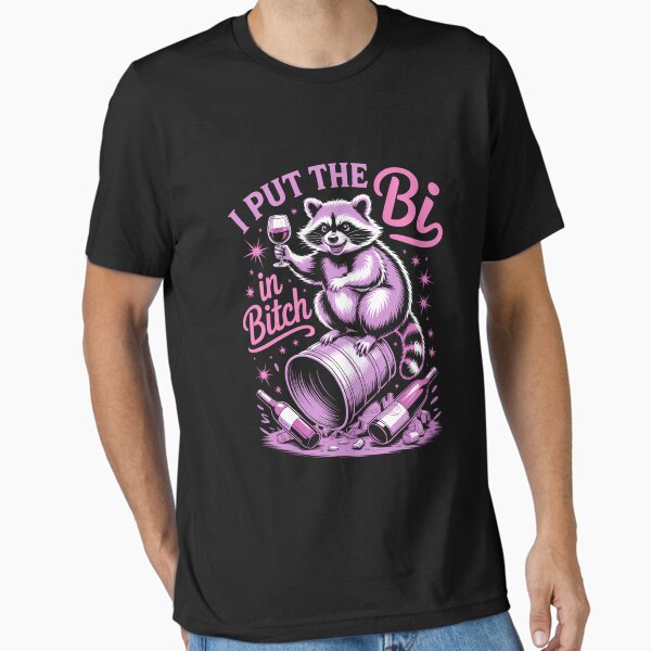 Item preview, Bisexual Racoon Bi Pride Funny Joke LGBT designed and sold by BobMarkLifeS.