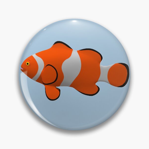 Item preview, clownfish, often seen in aquariums and the star of "Finding Nemo" designed and sold by Prirodariti.