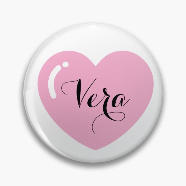 Item preview, Vera Name with Pink Heart  designed and sold by Monika Howarth.