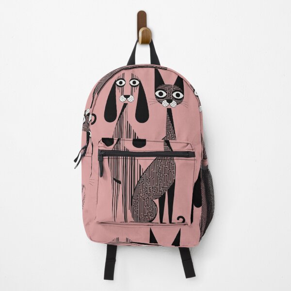Item preview, Barcode Dog & Maze Cat – Stylish Black and White Art for Tech and Cat Lovers designed and sold by RAZ1995.