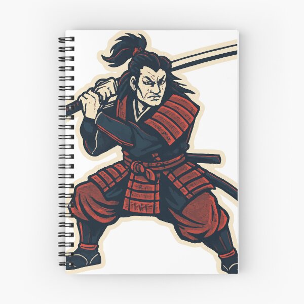 Item preview, Fierce Samurai Warrior in Scarlet Armor-Original designed and sold by MonStock.