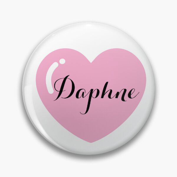 Item preview, Daphne Name with Pink Heart  designed and sold by Monika Howarth.