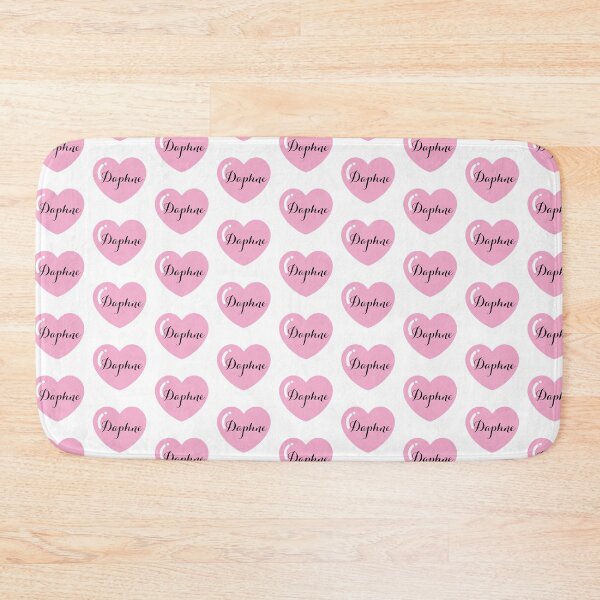 Item preview, Daphne Name with Pink Heart  designed and sold by Monika Howarth.