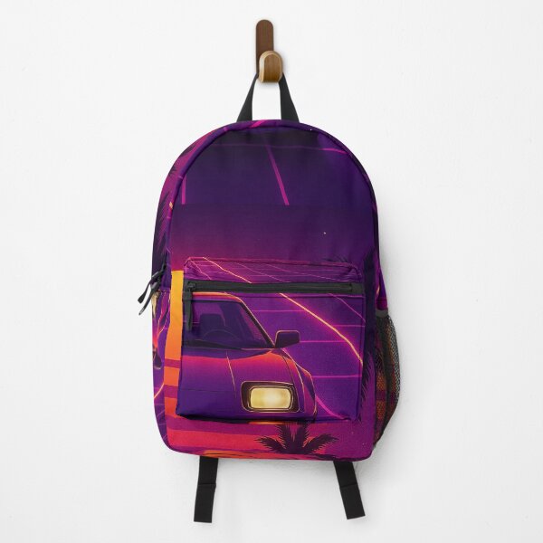 Item preview, Retro Neon Highway Drive — Synthwave Sunset designed and sold by Agiftery.