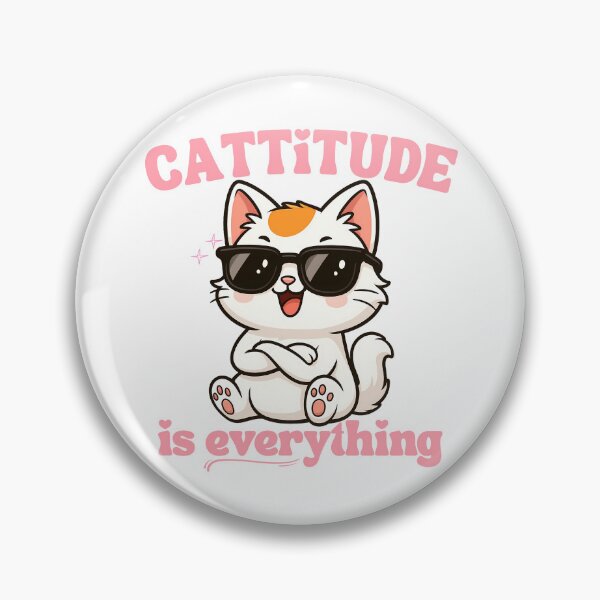 Item preview, Cattitude Is Everything Kawaii Cat Lovers designed and sold by thebest-2studio.