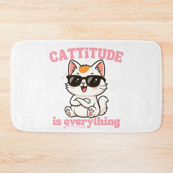 Item preview, Cattitude Is Everything Kawaii Cat Lovers designed and sold by thebest-2studio.