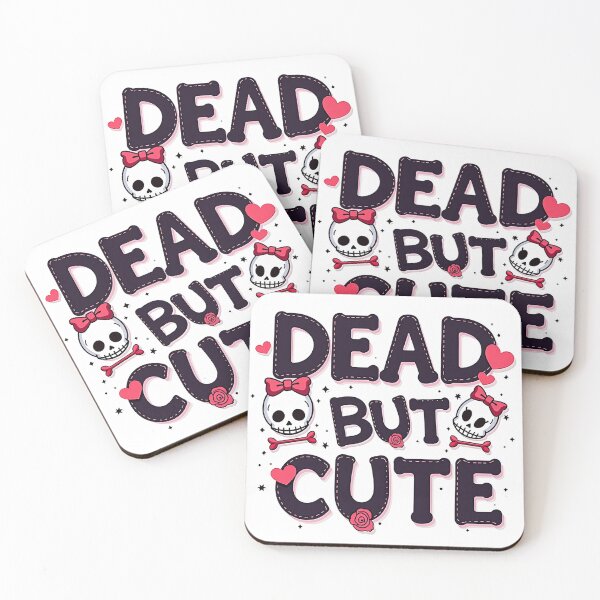 Item preview, Dead But Cute Kawaii Skull Halloween Illustration designed and sold by Mimoshi ⭐⭐⭐⭐⭐.