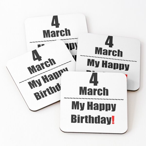 Item preview, 4 March Birthday designed and sold by ariksworld.
