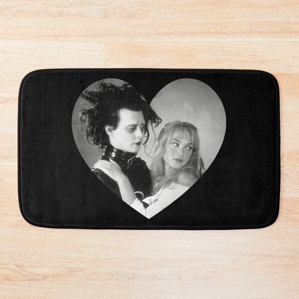 Item preview, Edward Scissorhands and Kim Heart in Black and White designed and sold by cemetery girl.