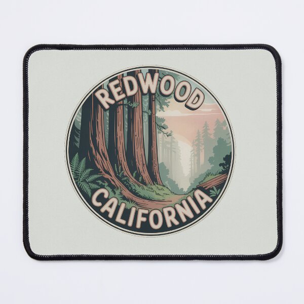Item preview, Retro Redwood National and State Parks California Sticker designed and sold by Horizon Tales.