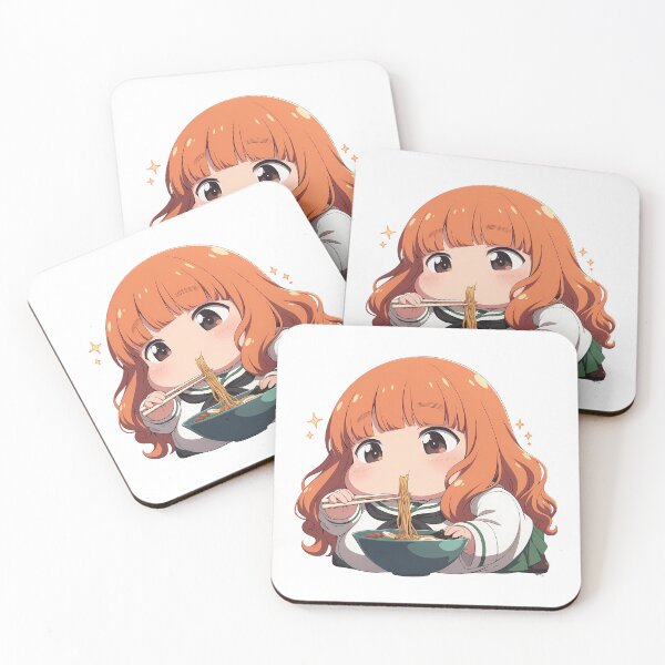 Item preview, Saori Takebe Girls und Panzer Anime Chibi Orange Hair Ramen designed and sold by 108Recordings.