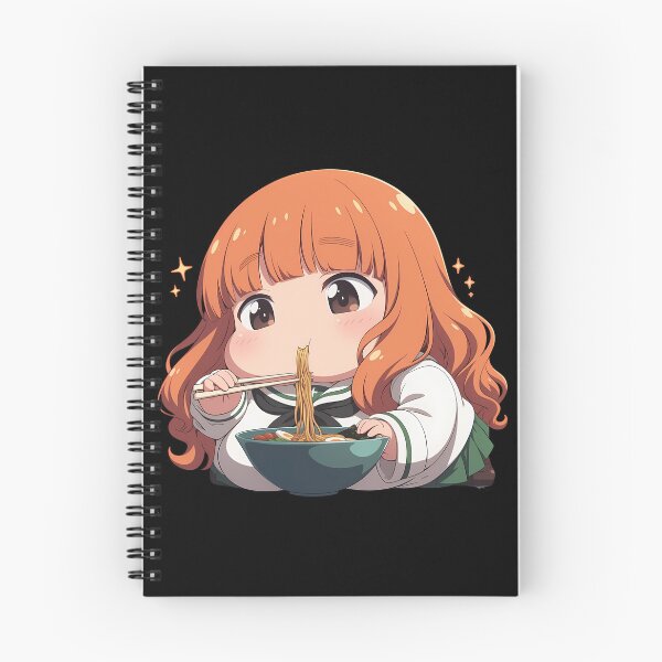 Item preview, Saori Takebe Girls und Panzer Anime Chibi Orange Hair Ramen designed and sold by 108Recordings.