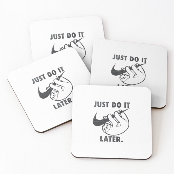 Item preview, Just Do It Later - Funny Sloth Parody T-Shirt designed and sold by DriftDistrict.