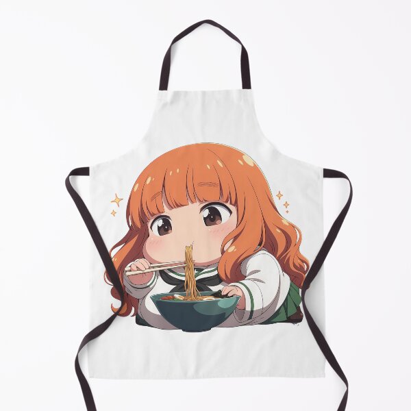 Item preview, Saori Takebe Girls und Panzer Anime Chibi Orange Hair Ramen designed and sold by 108Recordings.