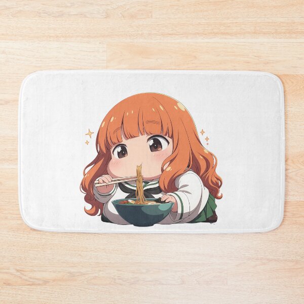 Item preview, Saori Takebe Girls und Panzer Anime Chibi Orange Hair Ramen designed and sold by 108Recordings.
