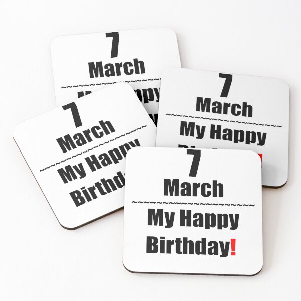 Item preview, 7 March Birthday designed and sold by ariksworld.