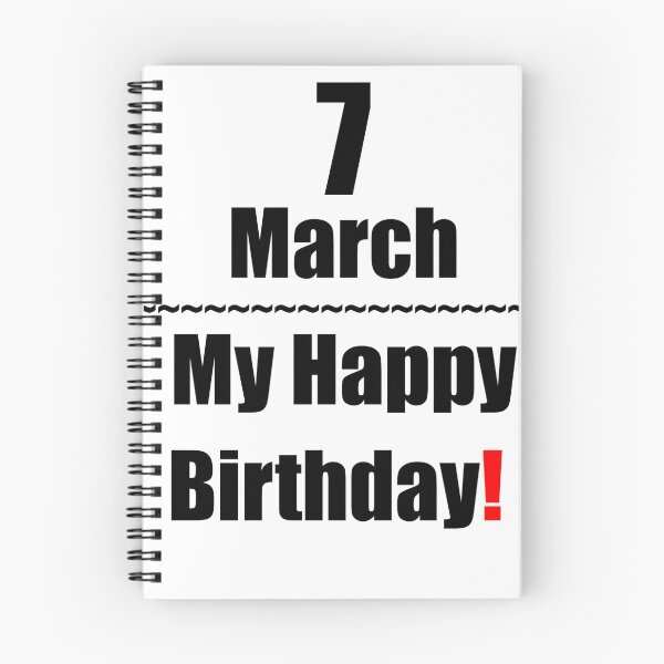 Item preview, 7 March Birthday designed and sold by ariksworld.