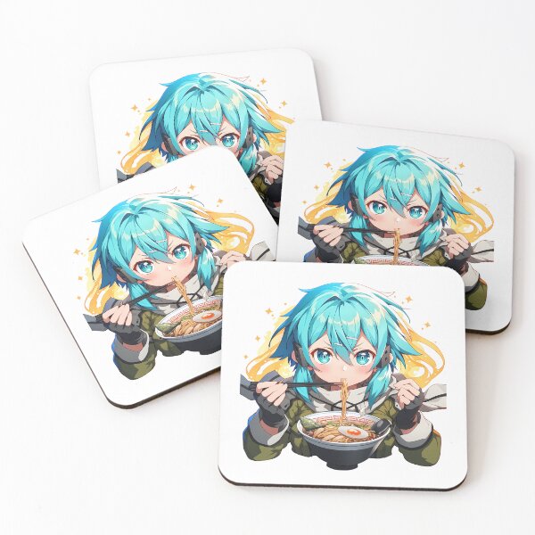 Item preview, Sinon Sword Art Online Anime Girl Ramen Slurp designed and sold by 108Recordings.