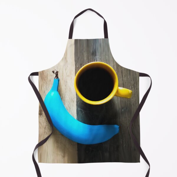 Item preview, Turquoise Banana and Yellow Coffee Mug – Modern Pop Art Still Life designed and sold by LukianArtPrint.