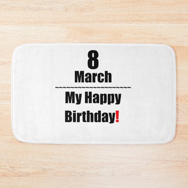 Item preview, 8 March Birthday designed and sold by ariksworld.