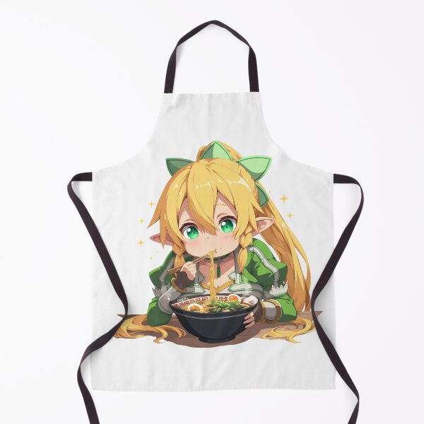 Artikelvorschau, Leafa Sword Art Online Anime-Mädchen Ramen-Stimmung entworfen und verkauft von 108Recordings.