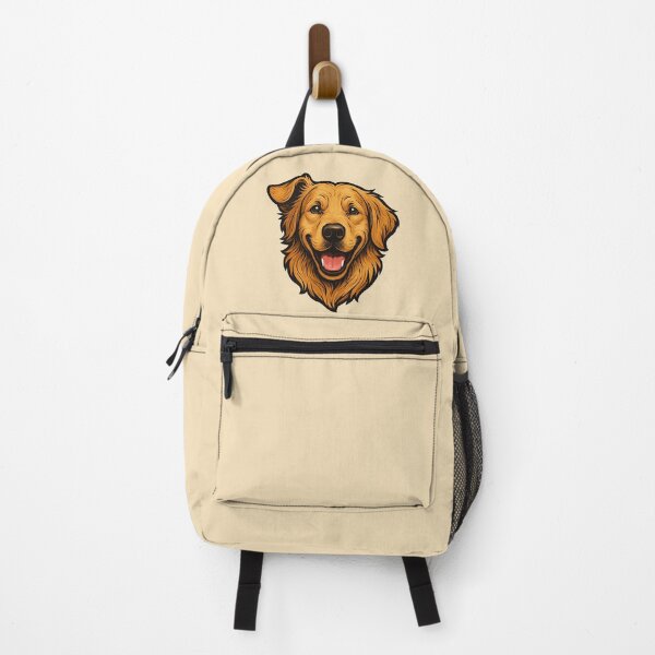 Item preview, Smiling Golden Retriever Head Logo designed and sold by CreativeThoughts .