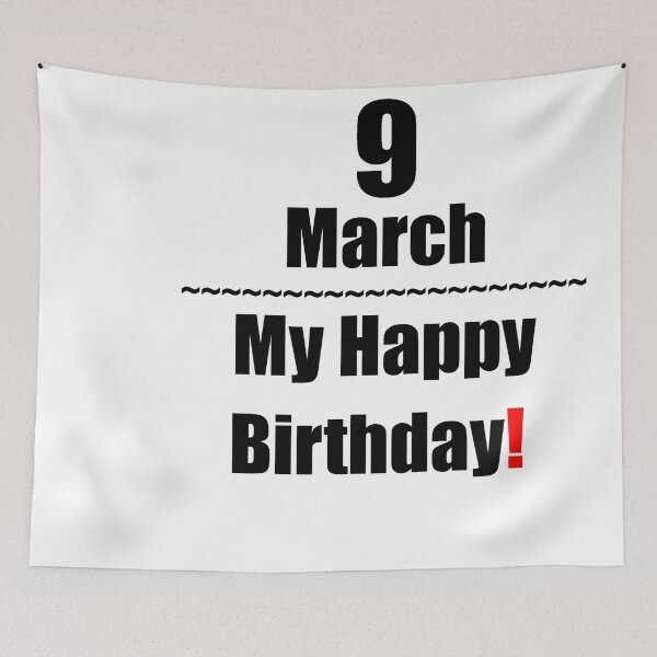 Item preview, 9 March Birthday designed and sold by ariksworld.