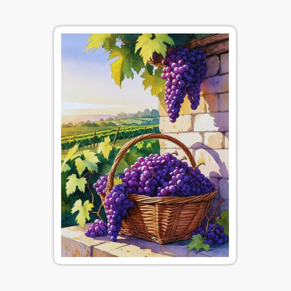 Item preview, Bounty of the Vines – Vineyard Afternoon Glow designed and sold by Deezyned.