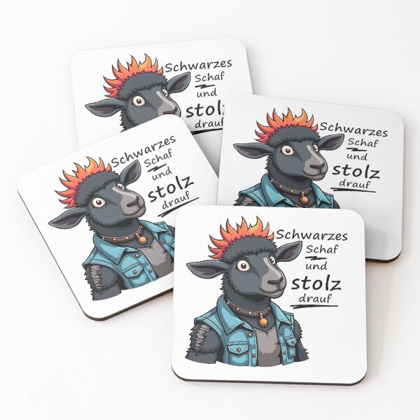 Item preview, Black punk sheep – and proud of it designed and sold by Hans-Design.